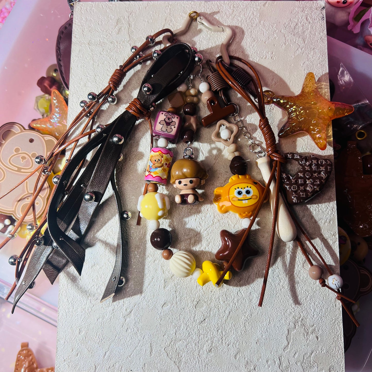 ビーズ掘り掘り〜黄熊ブロニー