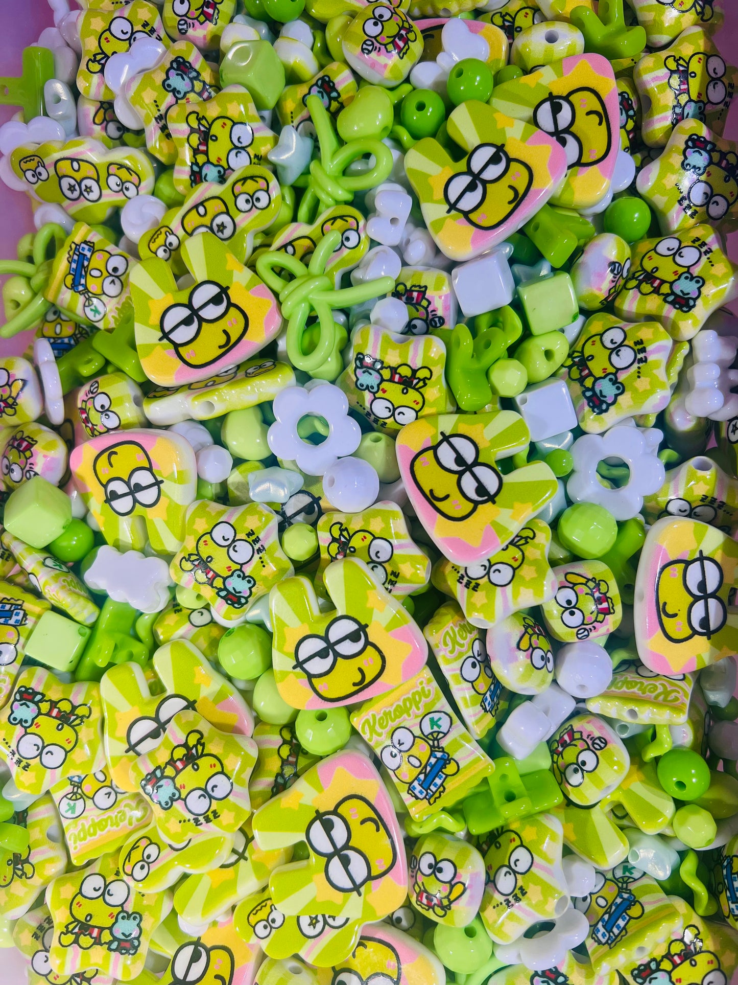 ビーズ掘り掘り〜カエル