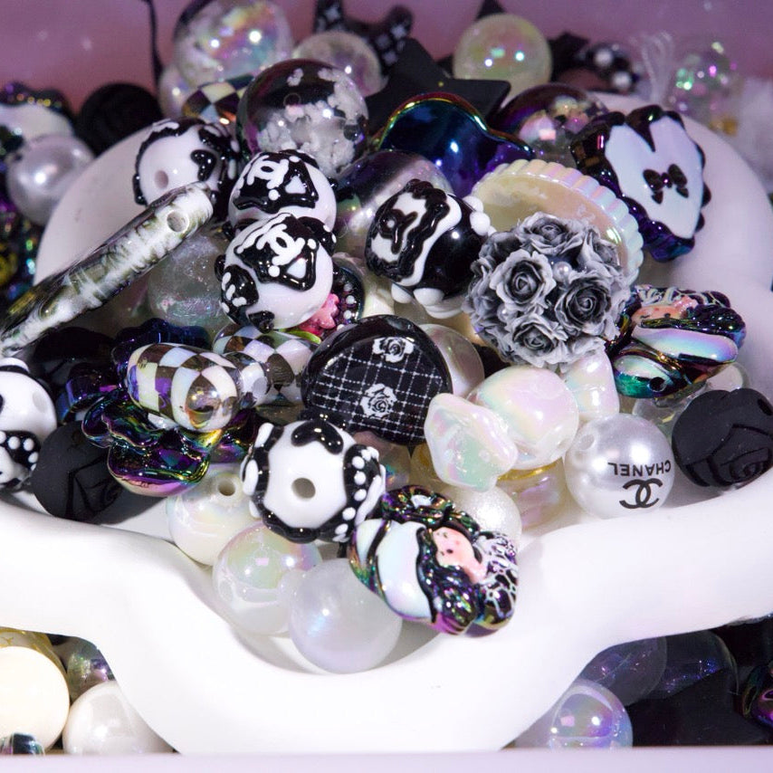 ビーズ掘り掘り〜豪華の黒