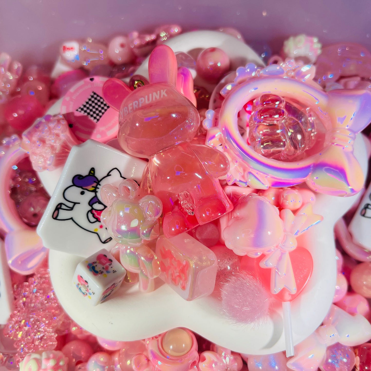 ビーズ掘り掘り〜ピンクミックス(限定特価)