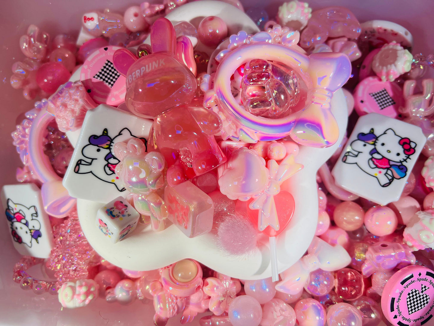 ビーズ掘り掘り〜ピンクミックス(限定特価)