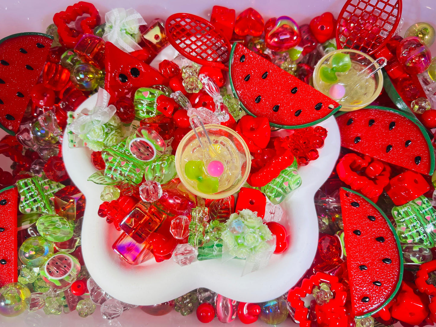 ビーズ掘り掘り〜夏のスイカ