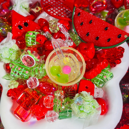 ビーズ掘り掘り〜夏のスイカ