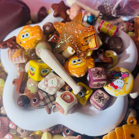 ビーズ掘り掘り〜黄熊ブロニー