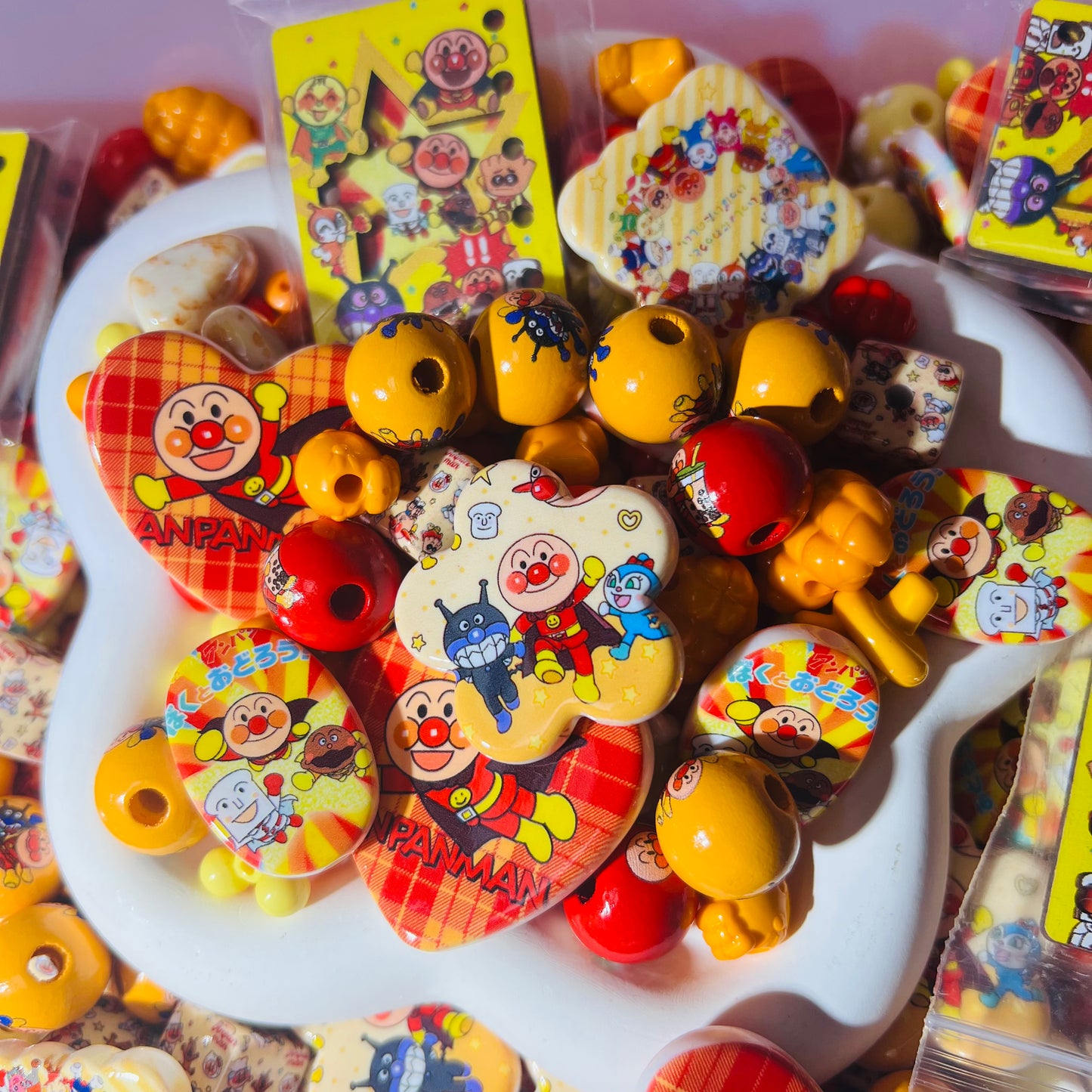 ビーズ掘り掘り〜アンパンマン