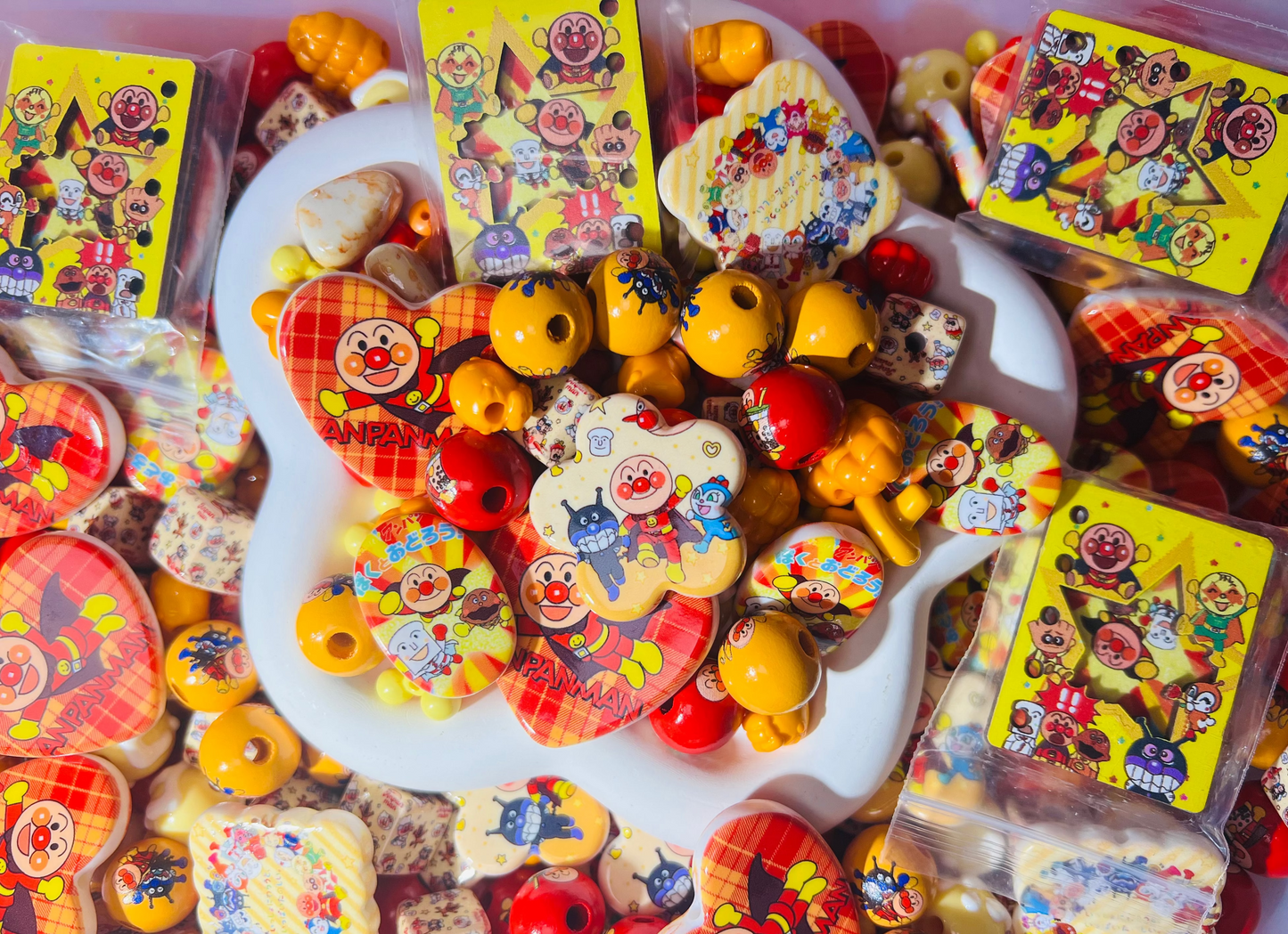 ビーズ掘り掘り〜アンパンマン