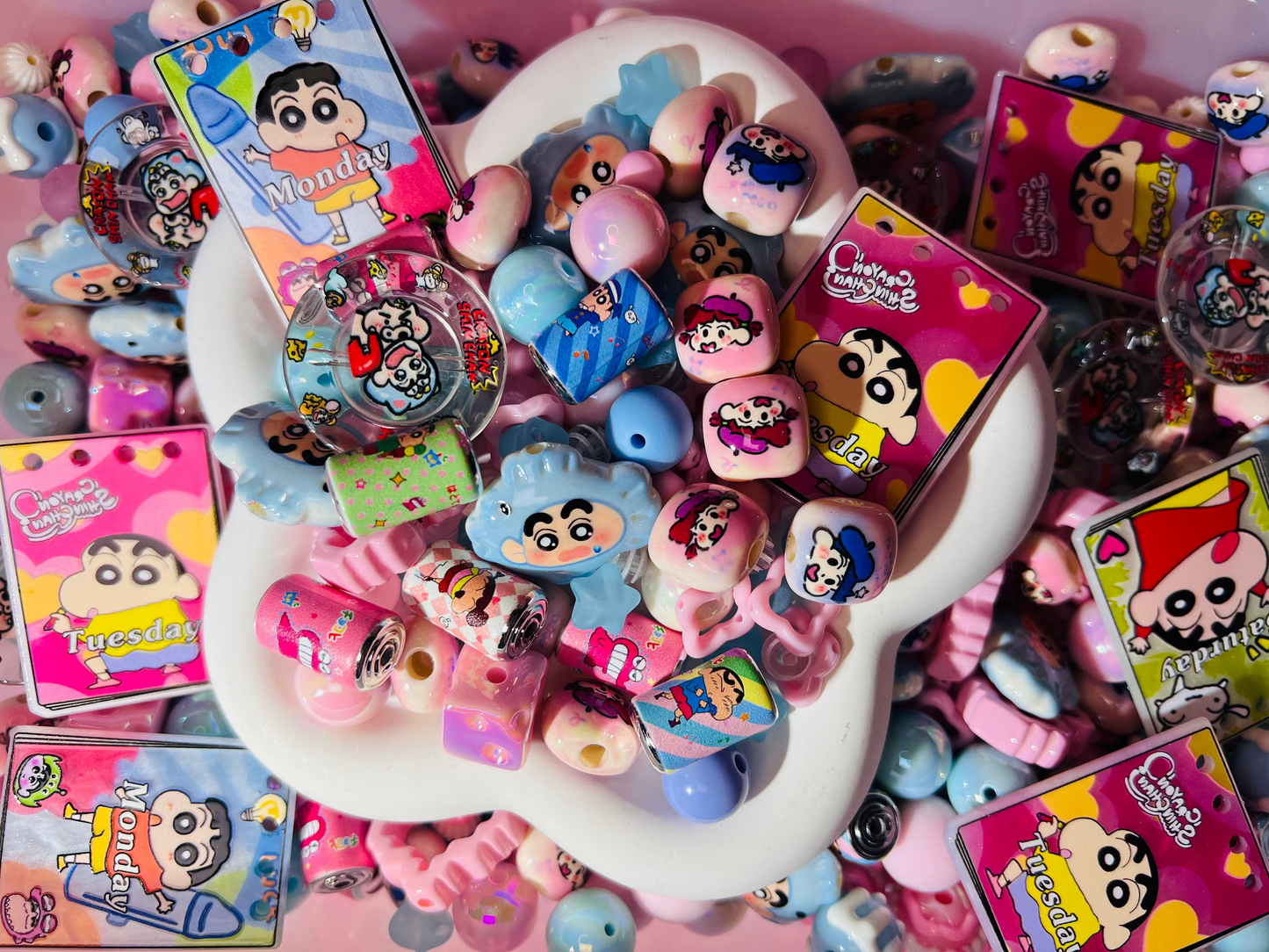 ビーズ掘り掘り〜しんちゃん