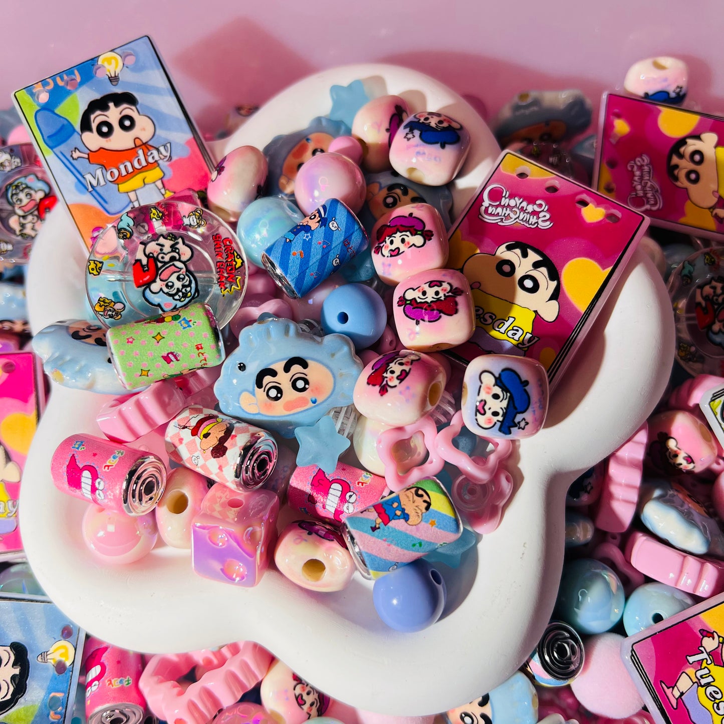 ビーズ掘り掘り〜しんちゃん