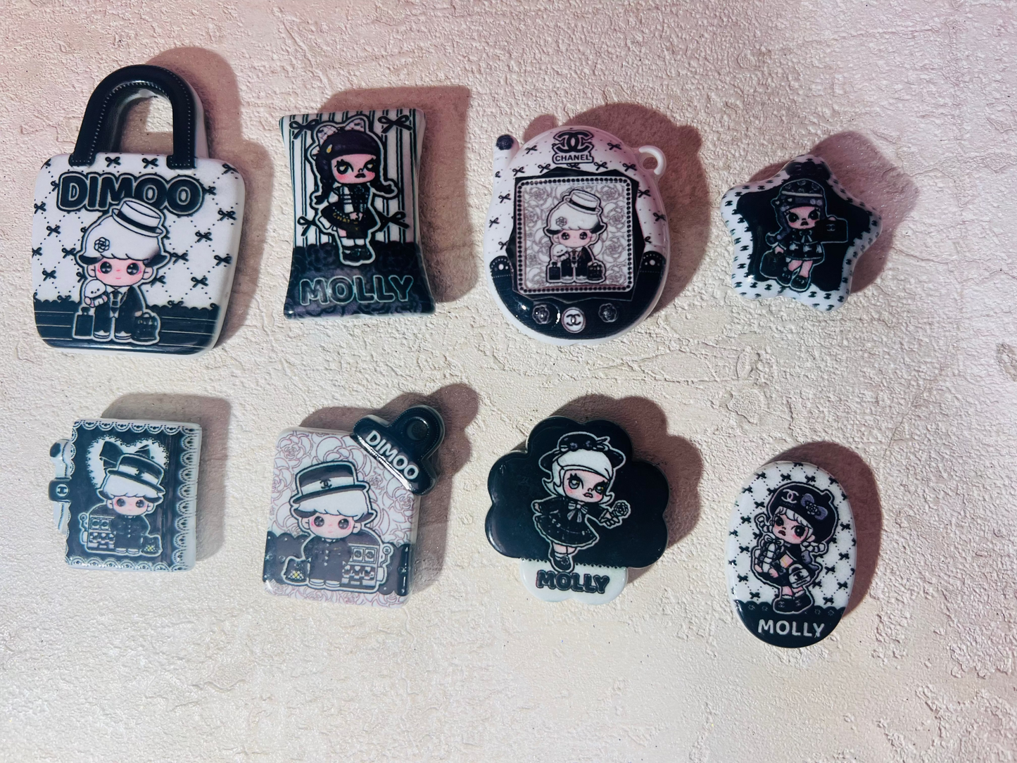 ビーズ掘り掘り〜黑白COCO風～LAST 10尺