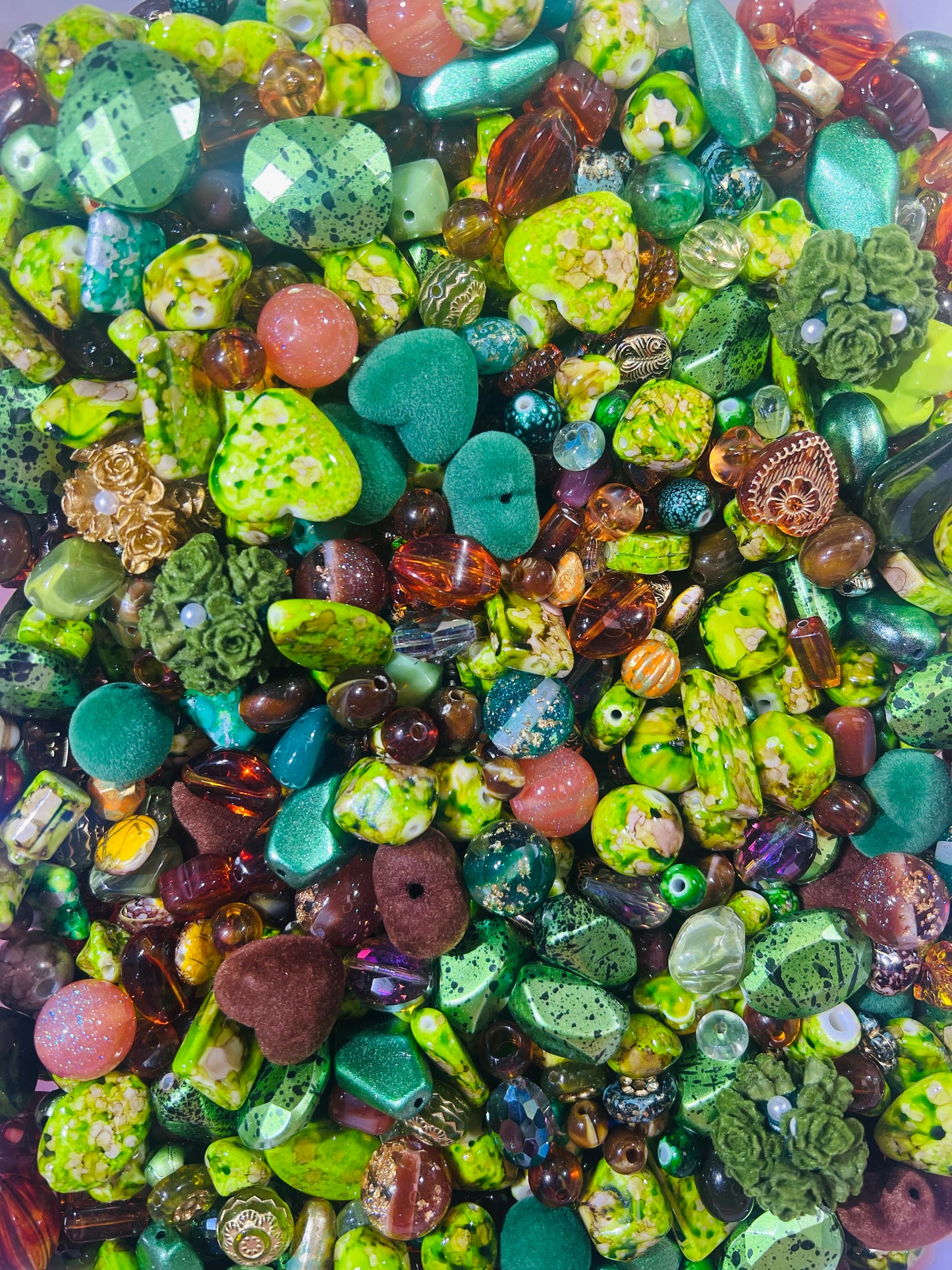 ビーズ掘り掘り〜緑の野原