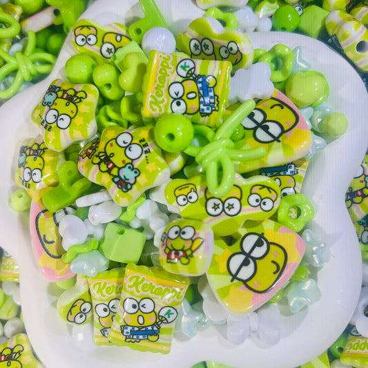 ビーズ掘り掘り〜カエル