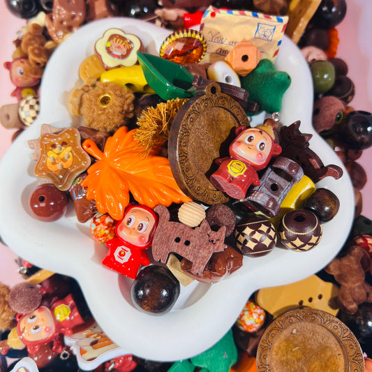 ビーズ掘り掘り〜木製ミックス